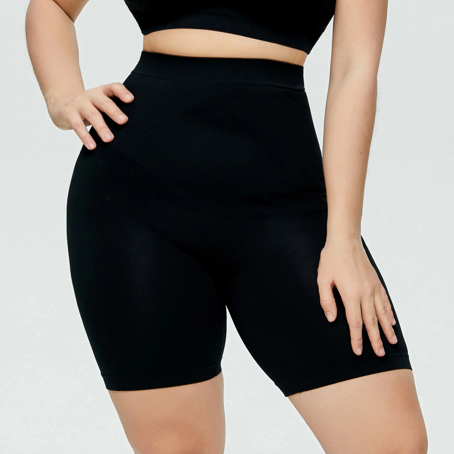 Hip-lifting Pants Women's Small Belly Postpartum High-waisted Belly-control Pants Powerful Body Sculpting Buttocks Waist Safety Pants 2 Colors
